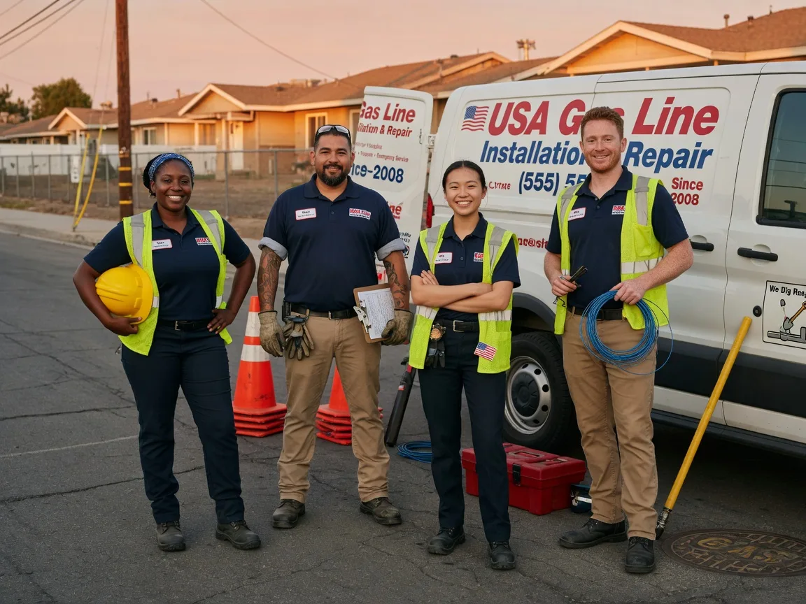 Gas Line Installation company in Palms, MI